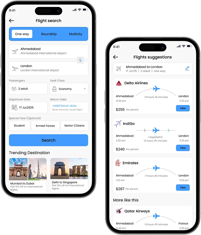 Key Features of a Flight Booking App Interface